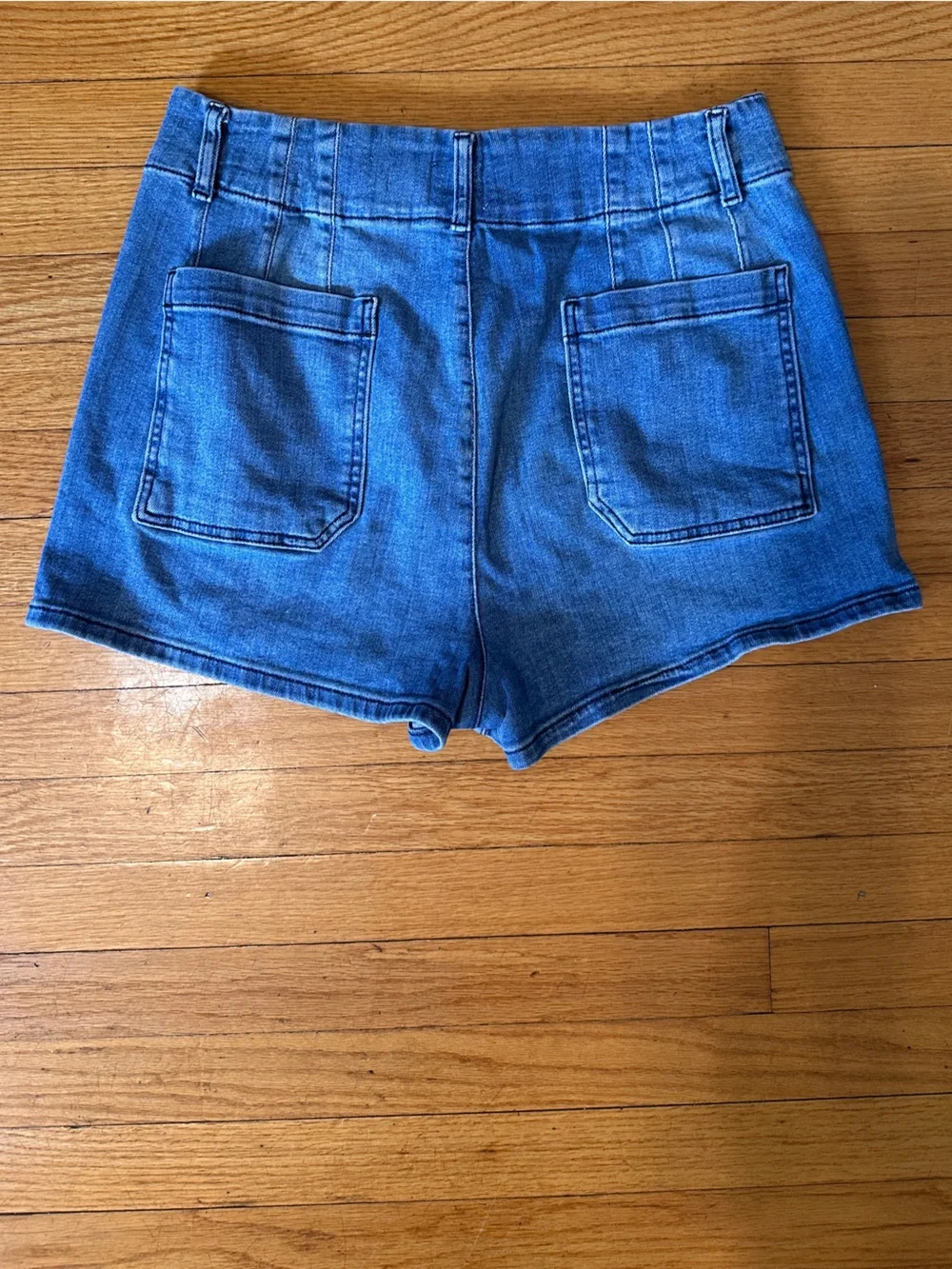 Anthropologie Maeve Colette Denim High-Rise Shorts - Picture 3 of 4
